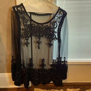 Black Lace Top